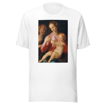 Virgin and Child with the Young Saint John the Baptist by Agnolo Bronzino T-Shirt