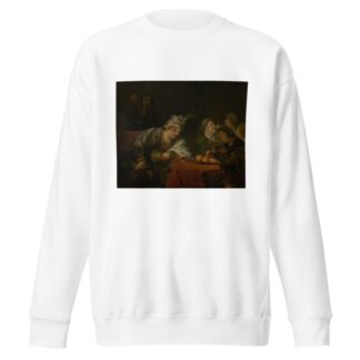 The Banquet of Ahasuerus by Aert de Gelder Sweatshirt