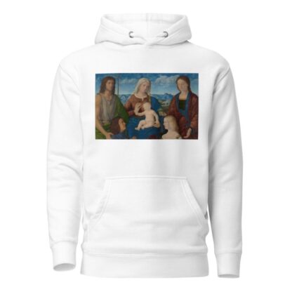 Virgin and Child with Saints and Donors by Pietro degli Ingannati Hoodie
