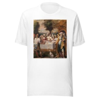 Abraham And The Three Angels by Avanzino Nucci T-Shirt