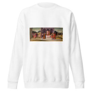 Daniel Saving Susanna, the Judgment of Daniel, and the Execution of the Elders by Master of Apollo and Daphne Sweatshirt