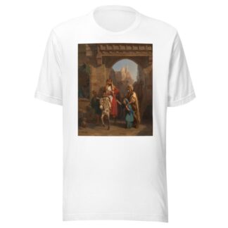 Jeune mendiante dans une rue du Caire by Edouard Girardet T-Shirt