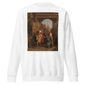 Jeune mendiante dans une rue du Caire by Edouard Girardet Sweatshirt