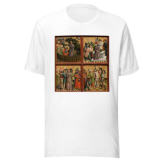 Altarpiece with The Passion of Christ by Master of the Schlägl Altarpiece T-Shirt