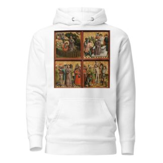 Altarpiece with The Passion of Christ by Master of the Schlägl Altarpiece Hoodie