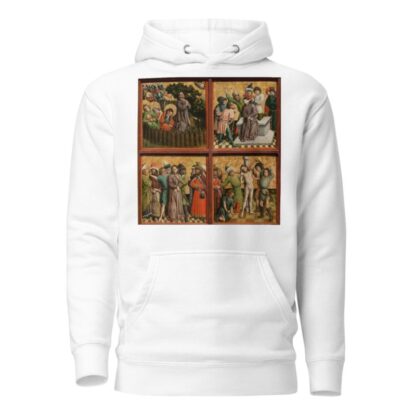 Altarpiece with The Passion of Christ by Master of the Schlägl Altarpiece Hoodie