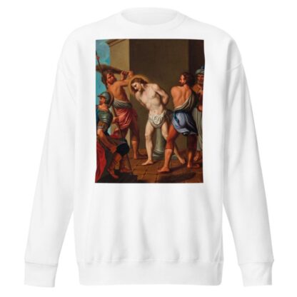 The Flagellation of Christ by Bolognese School Sweatshirt