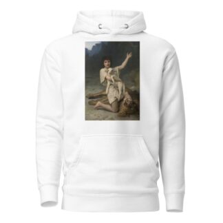 The Shepherd David by Elizabeth Jane Gardner Bouguereau Hoodie