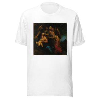 Madonna and child surrounded by angels by Hans Rottenhammer T-Shirt