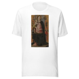 Virgin and Child Enthroned by Antonio Vivarini T-Shirt