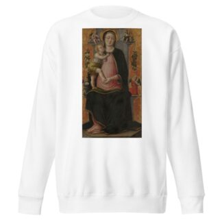 Virgin and Child Enthroned by Antonio Vivarini Sweatshirt