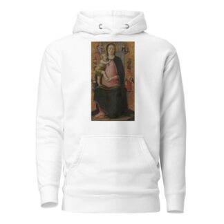 Virgin and Child Enthroned by Antonio Vivarini Hoodie