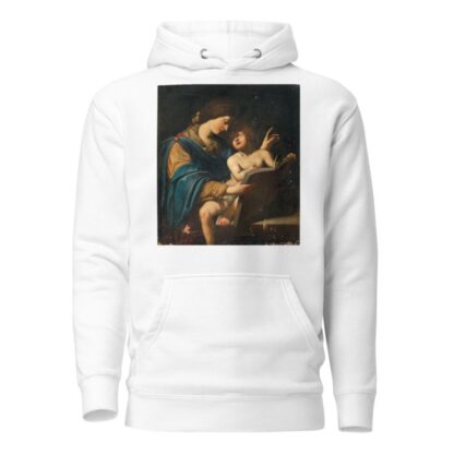 The Madonna teaching the Christ Child to read by Lionello Spada Hoodie