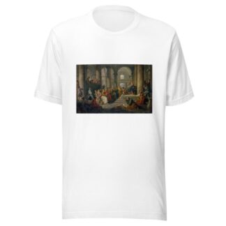Gesù Tra I Dottori by Giovanni Paolo Panini T-Shirt
