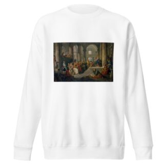 Gesù Tra I Dottori by Giovanni Paolo Panini Sweatshirt