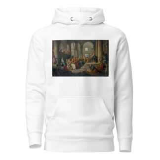 Gesù Tra I Dottori by Giovanni Paolo Panini Hoodie