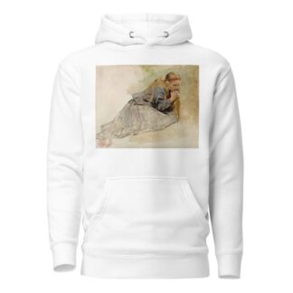 Mary Magdalene Kneeling, Study For The Christ And Mary Magdalene by Albert Edelfelt Hoodie