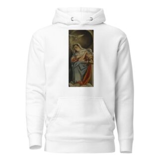 Virgin of the Annunciation by Jacopo Bassano Hoodie