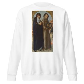Saint Anthony Abbot and Saint Bernardino of Siena by Jacopo Bellini Sweatshirt
