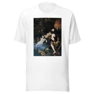Lot Inebriated by his Daughters by Bartolomeo Guidobono T-Shirt