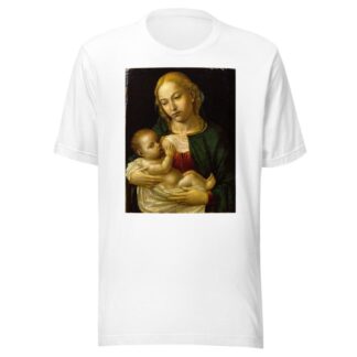 The Madonna del Latte by Ambrogio Bergognone T-Shirt