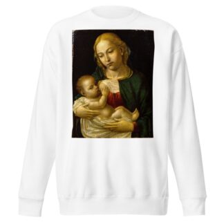 The Madonna del Latte by Ambrogio Bergognone Sweatshirt