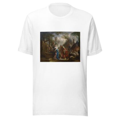 Rebekka And Eliezer At The Well by Joseph Esperlin T-Shirt