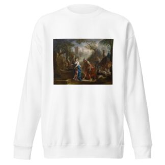Rebekka And Eliezer At The Well by Joseph Esperlin Sweatshirt