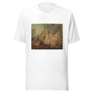 Laban Searching for His Stolen Gods by Augustin de Saint-Aubin T-Shirt