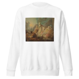 Laban Searching for His Stolen Gods by Augustin de Saint-Aubin Sweatshirt