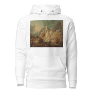Laban Searching for His Stolen Gods by Augustin de Saint-Aubin Hoodie