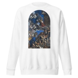 Burial of Saint Petronilla by Guercino Sweatshirt