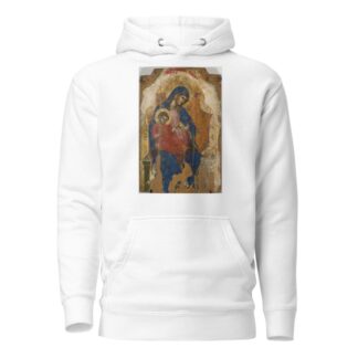 Madonna with Child Jesus and St. Bernard by Veneziano Lorenzo Hoodie