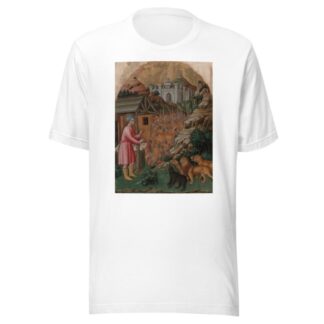 The Flight of the Soldiers Sent to Capture Saint Mamas by Francesco dei Franceschi T-Shirt