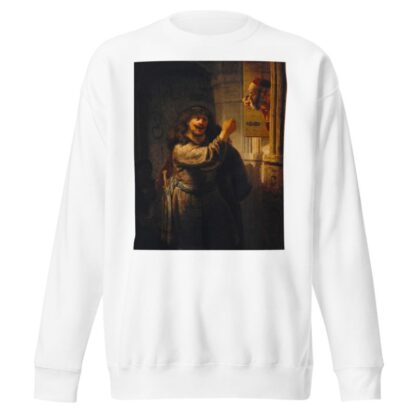 Samson Threatening His Father-in-Law by Rembrandt van Rijn Sweatshirt