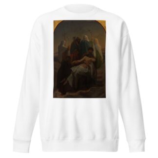 L’ensevelissement du Christ, Jésus descendu de la Croix by Émile Signol Sweatshirt