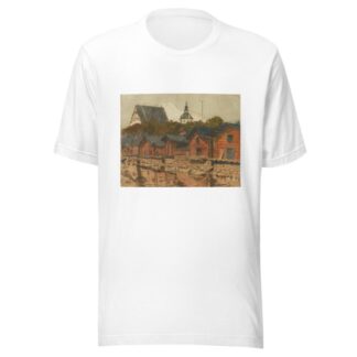 Porvoon ranta-aittoja by Alfred William Finch T-Shirt