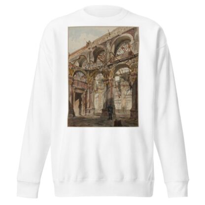 Ruines de l’Hôtel de Ville en 1871 by Richard Phené Spiers Sweatshirt