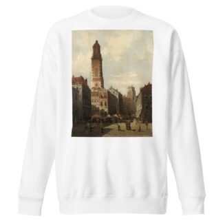 A street market by August Von Siegen Sweatshirt
