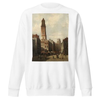 A street market by August Von Siegen Sweatshirt