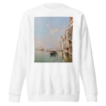 Canale della Giudecca in Venedig by Franz Richard Unterberger Sweatshirt