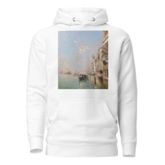 Canale della Giudecca in Venedig by Franz Richard Unterberger Hoodie