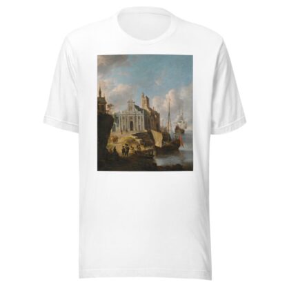 A Capriccio Of A Mediterranean Port by Jan Abrahamsz Beerstraaten T-Shirt
