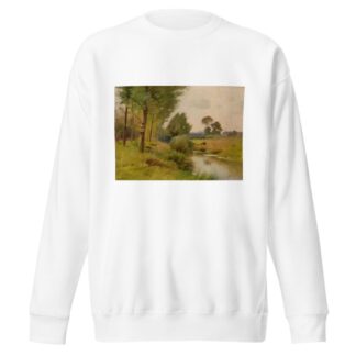 On The Housatonic River, Connecticut by Ernest Parton Sweatshirt