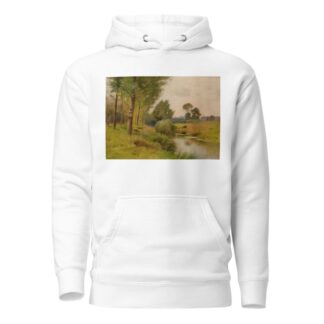 On The Housatonic River, Connecticut by Ernest Parton Hoodie