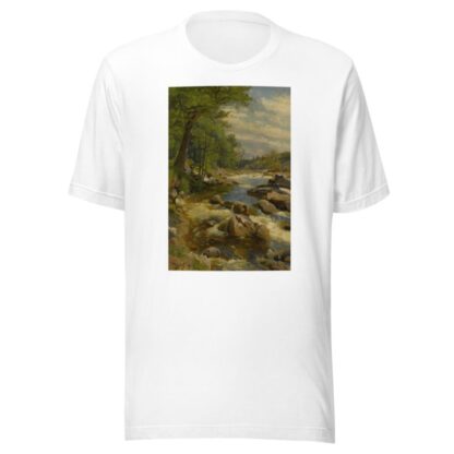 A Fast Flowing River by Peder Mørk Mønsted T-Shirt
