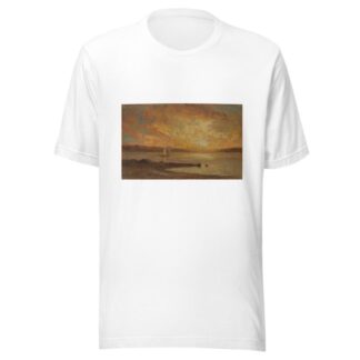 Boat on Sea by Edward Mitchell Bannister T-Shirt
