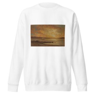 Boat on Sea by Edward Mitchell Bannister Sweatshirt