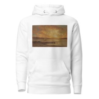 Boat on Sea by Edward Mitchell Bannister Hoodie