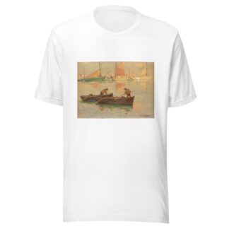 Fishermen on the Loire near Nante by Léon Zeytline T-Shirt